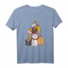 Katzen Kätzchen Cat Tree Weihnachten Weihnachtsbaum Geschenk T-Shirt - Lustiges Weihnachtsmotiv für Katzenliebhaber, Damen, Kinder & Tierfreunde