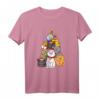 Katzen Kätzchen Cat Tree Weihnachten Weihnachtsbaum Geschenk T-Shirt - Lustiges Weihnachtsmotiv für Katzenliebhaber, Damen, Kinder & Tierfreunde