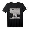 Alien UFO Funny Cat T-Shirt - Lustiges Katzen-Mem Geschenk für Katzenliebhaber & UFO-Fans