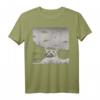Alien UFO Funny Cat T-Shirt - Lustiges Katzen-Mem Geschenk für Katzenliebhaber & UFO-Fans