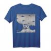 Alien UFO Funny Cat T-Shirt - Lustiges Katzen-Mem Geschenk für Katzenliebhaber & UFO-Fans