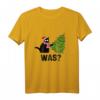 Was? Lustiges Weihnachts-T-Shirt für Katzenliebhaber - Perfekte Geschenkidee für Familie und Freunde zu Weihnachten