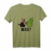 Was? Lustiges Weihnachts-T-Shirt für Katzenliebhaber - Perfekte Geschenkidee für Familie und Freunde zu Weihnachten