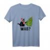 Was? Lustiges Weihnachts-T-Shirt für Katzenliebhaber - Perfekte Geschenkidee für Familie und Freunde zu Weihnachten