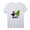 Was? Lustiges Weihnachts-T-Shirt für Katzenliebhaber - Perfekte Geschenkidee für Familie und Freunde zu Weihnachten