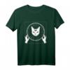 Satan Occult Vintage Kreuz Rose Katze Gothic T-Shirt – Retro Design für Fans von Esoterik, Witchcraft & Mysterien, Perfektes Geschenk