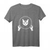 Satan Occult Vintage Kreuz Rose Katze Gothic T-Shirt – Retro Design für Fans von Esoterik, Witchcraft & Mysterien, Perfektes Geschenk