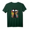 Kätzchen T-Shirt mit Schwarzer Katze - Miau Motiv, Perfekt für Katzenliebhaber & als Geschenk