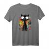 Kätzchen T-Shirt mit Schwarzer Katze - Miau Motiv, Perfekt für Katzenliebhaber & als Geschenk