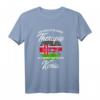 Kenia Flagge T-Shirt - Perfektes Geschenk für Kenia Fans, Urlaub & Kenianische Wurzeln