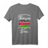 Kenia Flagge T-Shirt - Perfektes Geschenk für Kenia Fans, Urlaub & Kenianische Wurzeln
