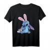 HapOwl Stitch mit Osterhase T-Shirt - Official Merchandise für Männer, Frauen, Jungen & Mädchen, perfekt für Oster- und Geburtstagsfeiern