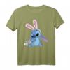 HapOwl Stitch mit Osterhase T-Shirt - Official Merchandise für Männer, Frauen, Jungen & Mädchen, perfekt für Oster- und Geburtstagsfeiern