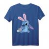 HapOwl Stitch mit Osterhase T-Shirt - Official Merchandise für Männer, Frauen, Jungen & Mädchen, perfekt für Oster- und Geburtstagsfeiern