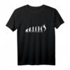 Tennis Spieler Tennisschläger Tennis Evolution T-Shirt - Lustige Tennisbekleidung für Herren, Damen & Kinder als Geschenk für Turniere, Geburtstag & Weihnachten