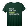 Essen Schlafen Klavier Wiederholen T-Shirt – Lustiges Musik Geschenk für Musiker, Klavierliebhaber & Gag Freunde zum Geburtstag & Weihnachten