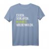 Essen Schlafen Klavier Wiederholen T-Shirt – Lustiges Musik Geschenk für Musiker, Klavierliebhaber & Gag Freunde zum Geburtstag & Weihnachten