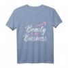Schönheit ist mein Beruf Kosmetikerin T-Shirt – Klassisch geschnitten, doppelt genähter Saum, ideal für Beauty-Profis und als Geschenk