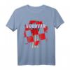 Hrvatska Vukovar Vodotoranj Kroatien T-Shirt - Stolzes Kroatisches Design mit Flagge und Wahrzeichen für Fans & Kroaten im In- & Ausland