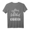 Schönheit kommt aus Kroatien T-Shirt - Stolzes Design mit kroatischer Flagge, ideales Geschenk für Kroatien-Fans, Urlauber & Reiseliebhaber