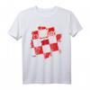 Kroatien Hrvatska Šokac Šokadija Slawonien T-Shirt mit Flagge – Stolzes kroatisches Design für Kroatienliebhaber