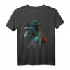 Gorilla Bunt Affe Kunst Tier T-Shirt – Perfekt für Tierliebhaber, Freunde und Familie