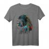 Gorilla Bunt Affe Kunst Tier T-Shirt – Perfekt für Tierliebhaber, Freunde und Familie