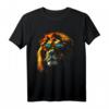 Buntes Löwen Kunstwerk Sonnenbrille T-Shirt – Tiermotiv für Tierliebhaber, Freunde und Familie