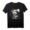 Panda Landschaft Sonne Tier Druck Kunst T-Shirt - Perfekt für Tier- und Pandafans, Kinder & Familie