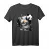 Panda Landschaft Sonne Tier Druck Kunst T-Shirt - Perfekt für Tier- und Pandafans, Kinder & Familie