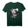 Panda Landschaft Sonne Tier Druck Kunst T-Shirt - Perfekt für Tier- und Pandafans, Kinder & Familie