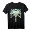 Psychedelisches Schamanen T-Shirt mit „Metatron Cube DNA“ – Visionäre Kunst für Festivals, Yoga & Spirituelle Treffen
