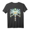 Psychedelisches Schamanen T-Shirt mit „Metatron Cube DNA“ – Visionäre Kunst für Festivals, Yoga & Spirituelle Treffen