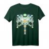 Psychedelisches Schamanen T-Shirt mit „Metatron Cube DNA“ – Visionäre Kunst für Festivals, Yoga & Spirituelle Treffen