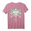 Psychedelisches Schamanen T-Shirt mit „Metatron Cube DNA“ – Visionäre Kunst für Festivals, Yoga & Spirituelle Treffen