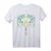 Psychedelisches Schamanen T-Shirt mit „Metatron Cube DNA“ – Visionäre Kunst für Festivals, Yoga & Spirituelle Treffen