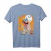 Mummy T Rex Dinosaurier Mond Candy Kürbis Dino Halloween Kinder T-Shirt – Lustiges Dino Design für Halloween-Partys & Dino-Fans