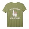 Mein Offizielles Schlafshirt Faultier & Alpaka Schlafanzug – Bequeme Tierische Nachtwäsche für Damen, Herren und Kinder als Geschenk zu Geburtstag & Weihnachten