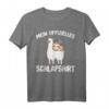 Mein Offizielles Schlafshirt Faultier & Alpaka Schlafanzug – Bequeme Tierische Nachtwäsche für Damen, Herren und Kinder als Geschenk zu Geburtstag & Weihnachten