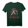 Beware Catzilla Laser Cat Sweatshirt - Trendige Grafik Kleidung für Katzenliebhaber und Modebewusste