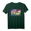 Weltraum Katzen T-Shirt mit Laser Auge | Tiger & Regenbogen Design | Perfektes Geschenk für Tier- und Katzenliebhaber