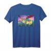 Weltraum Katzen T-Shirt mit Laser Auge | Tiger & Regenbogen Design | Perfektes Geschenk für Tier- und Katzenliebhaber