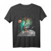 Space Galaxy Cat Shark und Donut Laser Zapping Jupiter T-Shirt – Originelles Weltraum- und Tiermotiv Geschenk für Science-Fiction Fans