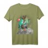 Space Galaxy Cat Shark und Donut Laser Zapping Jupiter T-Shirt – Originelles Weltraum- und Tiermotiv Geschenk für Science-Fiction Fans