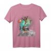 Space Galaxy Cat Shark und Donut Laser Zapping Jupiter T-Shirt – Originelles Weltraum- und Tiermotiv Geschenk für Science-Fiction Fans