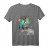 Space Galaxy Cat Shark und Donut Laser Zapping Jupiter T-Shirt – Originelles Weltraum- und Tiermotiv Geschenk für Science-Fiction Fans