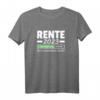 Rente 2023 - Der Countdown Läuft Rentner Sprüche T-Shirt für den Ruhestand & Abschiedsgeschenk