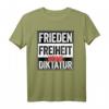 Frieden Freiheit Shirt Keine Diktatur - Protest T-Shirt für Widerstand, Demokratie & Grundrechte, Ideal für Demonstrationen & Aktivisten