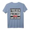 Frieden Freiheit Shirt Keine Diktatur - Protest T-Shirt für Widerstand, Demokratie & Grundrechte, Ideal für Demonstrationen & Aktivisten