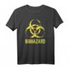 Biohazard Distressed Biology Science Lehrer Geschenk T-Shirt – Perfekt für Naturwissenschafts-Fans, Nerds & Lehrer zu Halloween, Abschluss & Geburtstag
